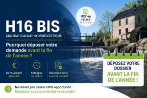 Fin contrat achat Hydroélectricité H16 bis Fin du contrat H16bis